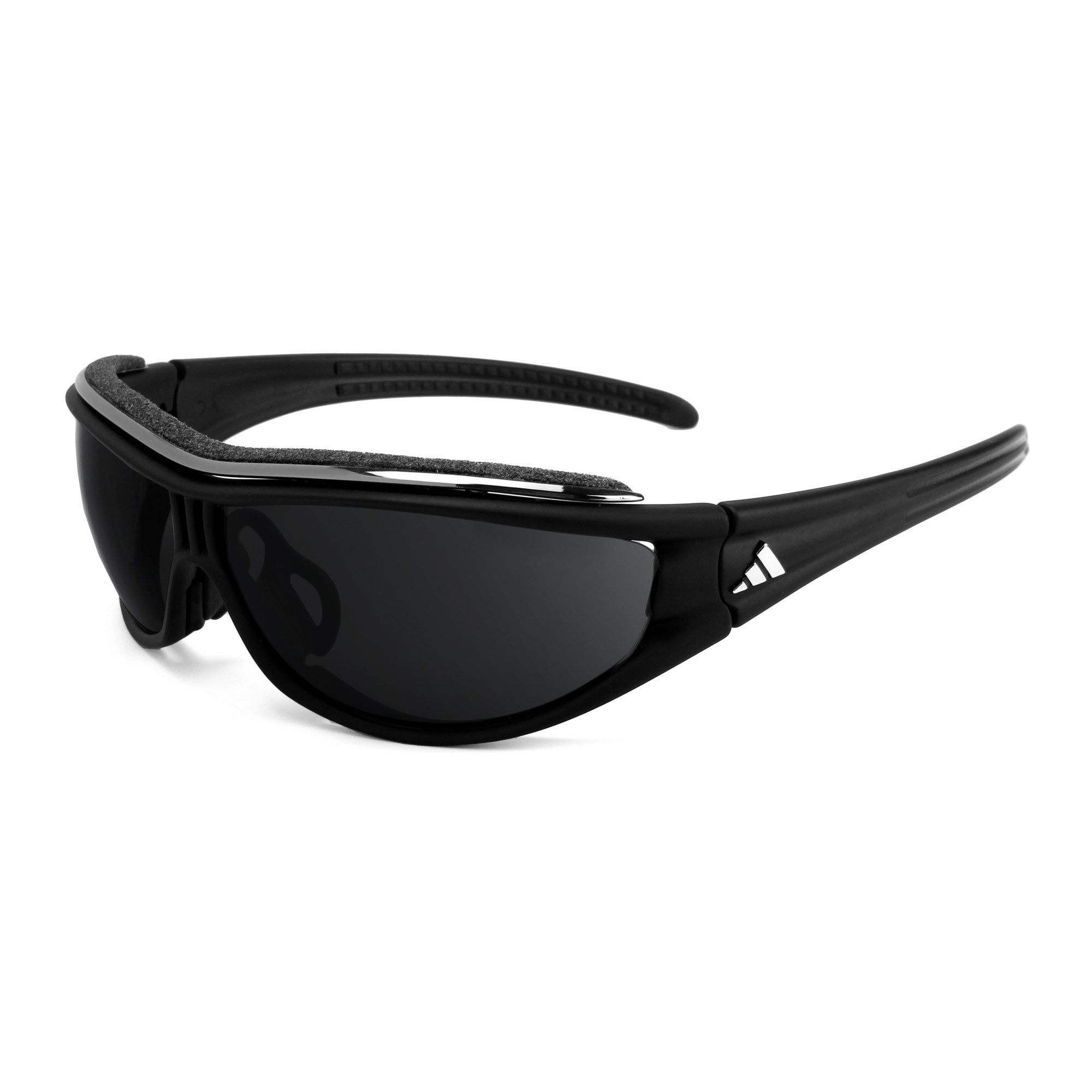 adidas Evil Eye Halfrim Pro Sunglasses - Shiny Black/Green - XS |  ProBikeKit.com